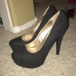 Black heels